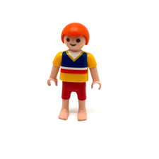 PLAYMOBIL * ENFANT MODERNE * Garçon Roux Pull Jaune Bleu Short Rouge 3230 Short garçon price