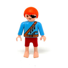 PLAYMOBIL * PIRATES * Mousse Enfant Garçon Roux Rousseur Borgne Short Rouge 4331 Short garçon price
