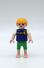 PLAYMOBIL ENFANT garçon haut bleu short vert pieds nus - Chambre enfants 4287 Short garçon price