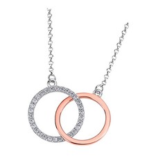Lotus Silver Collier 925 Argent Zirkonia Cercles Connectés LP1955-1-1 Collier connecté price