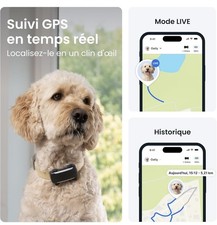 Traceur GPS Chien Tractive DOG 6 XL – Collier Connecté & Moniteur Santé Collier connecté price