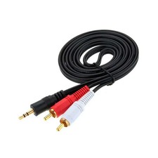 Câble audio stéréo Jack 3,5 mm mâle à 2 RCA mâle 1,5 M MiniJack 2RCA REF840 Audio câble price