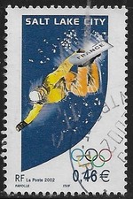 FRANCE oblitéré 2002 Jeux Olympiques d'hiver de Salt Lake City Y&T N° 3460 Salt price