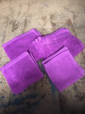 Lot Of 4 Room Essentials Hand Towel Wash Cloth Set Purple Elegance 12x12 16x28 Mains / Visage Towel price