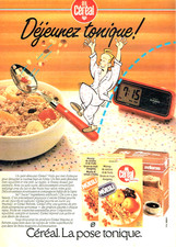 Publicité Advertising 0825  1985      Céréal  petit déjeuner tonique Petit-déjeuner Cereal price