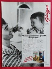PUBLICITE  de PRESSE: Petit Déjeuner enfants GUIGOZ 5 Céréales 1981 Petit-déjeuner Cereal price