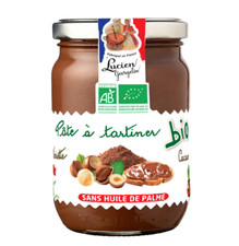 Lucien Georgelin Pâte à tartiner BIO aux noisettes le bocal de 280g Spreadable price