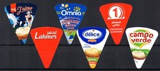 6 Tunisian cheese labels -6 étiquettes de fromage de Tunisie Cheese price