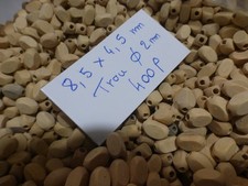 lot 400 perle en bois de buis  ancienne propres olives grain de riz à facettes Olives price