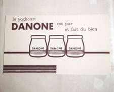 Vintage BUVARD Publicitaire DANONE Yoghourt Yaourt TBE Ancien Collection Yaourt price