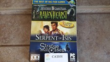 3  PC Hidden Object Pack Mystery Case Files + Serpent Of Isis + Strange Cases Pc Cases price