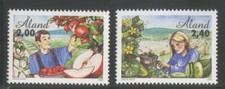 Aland 1998 MNH** Harvest*Horticulture*Apples*Cucumbers*Fruits*Vegetables 2v set Vegetables price