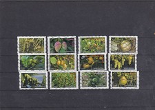 FRANCE 2012 FLORE FRUITS SERIE COMPLETE DE 12 TIMBRES OBLITERE Fruits price