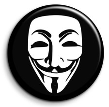 Anonymous - Badge 38mm Button Pin Badge price