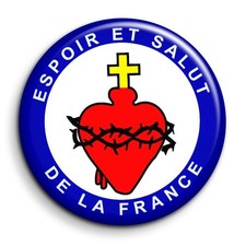 Espoir et Salut de la France - Badge 38mm Button Pin Badge price
