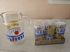Service limonade, jus de fruits. Carafe et 6 verres. Neuf. Lemonade et Fruit Juice price