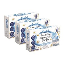 3 X Swirl Laundry Detergent Sheets Fresh Clean 20pk Laundry Detergent price