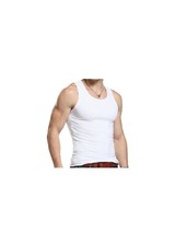 G.T.I. 1 Débardeurs homme 100% coton ,Marcel homme, maillot de corps blanc Débardeurs / maillots de corps homme price