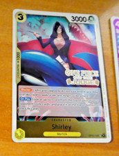 ONE PIECE ENGLISH CARD RARE JUDGE GAME CARTE PROMO HOLO SHIRLEY OP03-104 EN NM English price