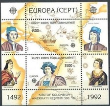 Europa 1992 - CHYPRE TURC BF 10 - Neuf** sans charnière - CB19* Turc price
