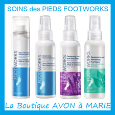 SUPER SOIN des Pieds hydratant Apaisant Déodorant Foot WORKS AVON NEUF au CHOIX Foot soin price