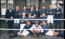 EQUIPE DE FOOT   TIRAGE D APRES PLAQUE ET AUTRES  PHOTO COLORISEE PAR MES SOINS Foot soin price