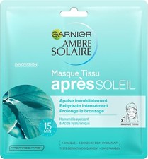 Garnier Ambre Solaire Masque Tissu Après-Soleil (Lot de 3) After-Crèmes solaires et lotions price