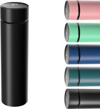 Homealexa Thermos 500 ml, mug en acier inoxydable, écran noir Thermos price