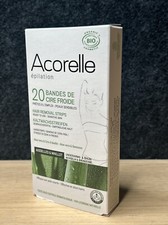 ACORELLE - 20 Bandes de Cire froide, épilation Aisselles & Maillot, Neuf et Bio. Hair Removal et Reduction price