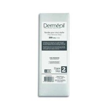 PAQUET DE 250 BANDES PROFESSIONNELLES D'EPILATION A LA CIRE JETABLE "DERMEPIL" Hair Removal et Reduction price