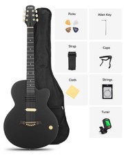 Moukey BCC-100 guitare électrique acoustique avec capteur S Voulme bouton noir Électrique Guitars price