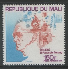 Mali 1975 MNH**30th Death Anniversary of Alexander Fleming*Biology*Microscope 1v Biology price