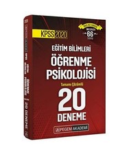 2020 KPSS E?itim Bilimleri Ö?renme Psikolojisi Tamam? Çözümlü 20 Deneme, Ko KPSS price