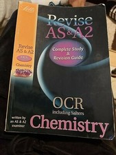 OCR Chemistry (inc. Salters): Study Guide (Letts AS & A2 Success Ritchie, Rob, V Histoire Study Guides price