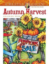 Teresa Goodridge Creative Haven Autumn Harvest Coloring Book (Poche) Littérature anglaise price