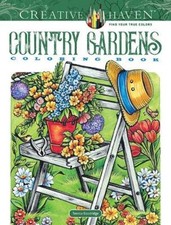 Teresa Goodridge Creative Haven Country Gardens Coloring Book (Poche) Littérature anglaise price