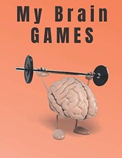 My Brain Games Activity book for adults  Variety Puzzles Gift Mixed Puzzles i... Brain Games price