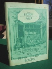 Joseph & Sawyer: catalogue of Illustrated and Private Press Books (1987) Culture Books price