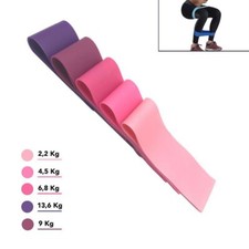 Set 5 Élastique Bague Résistances Bande Pilates Yoga 5x30CM 06204 Pilates bague price