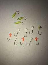 9 x leurres de pêche à tête de gabarit ronde en plomb hameçon d'appât pêche attache à poisson; 3 x hameçon à poisson Fishing crochet (Jig) price