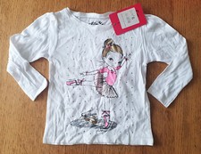 T-SHIRT  MANCHE LONGUE 24 mois 2 ANS bébé FILLE NEUF DANSEUSE TUTU LILOU SECRET Bébé t-shirt price