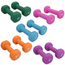Haltères en néoprène poids 0,5 kg - 3 kg gym exercice fitness entraînement... Dumbbells et mains / Ankle Weights price