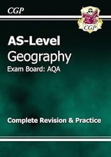 AS Level Geography AQA Revision Guide, CGP Books, Used; Good Book Geography price