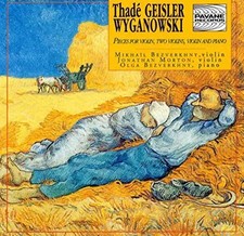 Pieces for Violin, Two Violins, Violin and Piano, Thadé Geisler-Wyganowski, Mikh Violins price