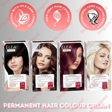 ELEA Permanent Hair Dye Cream Professional Colour Color 100% Gris Couverture ... Hair Dye price