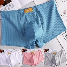 Boxer homme coton slip malles filetées respirant doux sous vêtement pour homme Boxer homme price