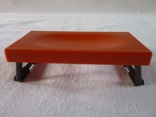 PLAYMOBIL  LIT DE CAMP ORANGE MEUBLE MOBILIER CAMPING  COUCHETTE ACCESSOIRE Camping accessoire price