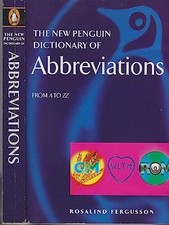 The New Penguin Dictionary of Abbreviations (Penguin Reference Books), Rosalind Reference Books price