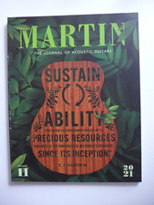 Martin.  The journal of acoustic guitars. Vol. 11 2021. Sustainability Acoustic Guitars price