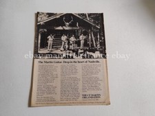 Martin Guitar ad clipping USA 1970s acoustic guitars and banjos of Opryland Acoustic Guitars price